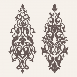 وکتور گل تودرتوی خاکستری